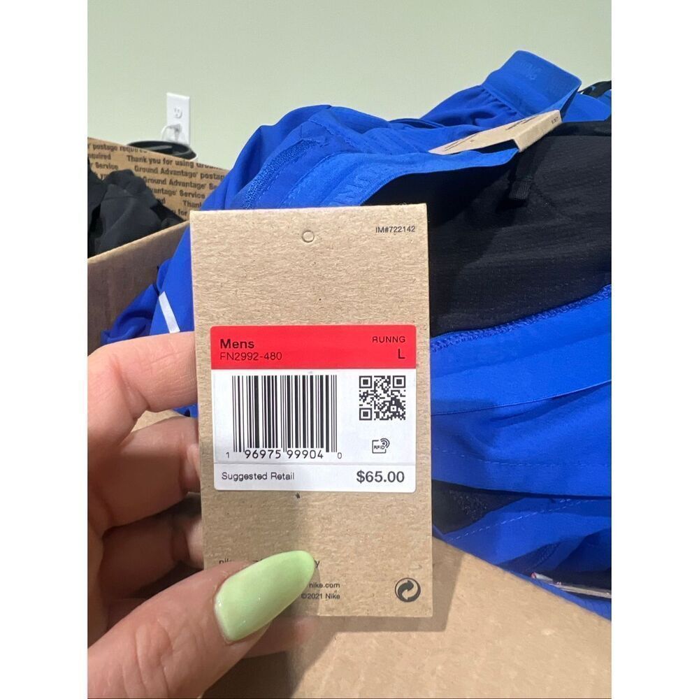 #521. Nike 2 in 1 Game Royal 5” DriFIT Stride Running Shorts - Picture 7 of 7